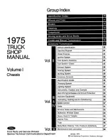 Предварительный просмотр 4 страницы Ford Truck 1975 Shop Manual