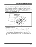 Предварительный просмотр 265 страницы Ford Villager Owner'S Manual