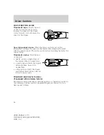 Предварительный просмотр 46 страницы Ford Zephyr 2006 Owner'S Manual