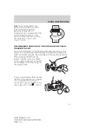 Предварительный просмотр 73 страницы Ford Zephyr 2006 Owner'S Manual