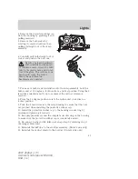 Preview for 43 page of Ford Zephyr 2007 Owner'S Manual