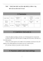 Preview for 4 page of Forehorse FEM3 User Manual