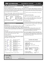 Preview for 3 page of Forematic i 460 iPSO Installation Manual