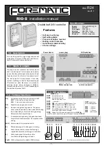 Forematic RIO-S Installation Manual preview