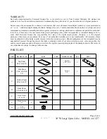 Preview for 2 page of Foremost A3277 Assembly Instruction