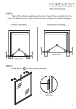 Предварительный просмотр 6 страницы Foremost Aluminium Mirror Manual