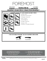 Предварительный просмотр 2 страницы Foremost BRANTLEY BABVT4922 Instructions Manual