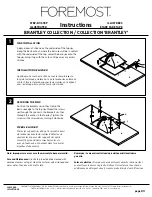 Предварительный просмотр 3 страницы Foremost BRANTLEY BABVT4922 Instructions Manual