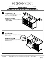 Предварительный просмотр 5 страницы Foremost BRANTLEY BABVT4922 Instructions Manual