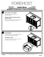 Предварительный просмотр 6 страницы Foremost BRANTLEY BABVT4922 Instructions Manual