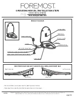 Foremost BTS-1005E-W Operating Manual, Installation Steps preview