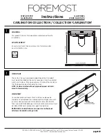 Предварительный просмотр 3 страницы Foremost CARLINGTON CREVT2419 Instructions Manual