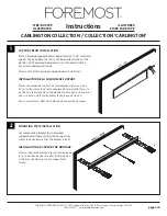 Предварительный просмотр 4 страницы Foremost CARLINGTON CREVT2419 Instructions Manual