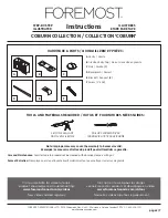 Preview for 2 page of Foremost COBURN CODW6122D Instructions Manual