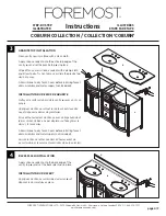 Preview for 4 page of Foremost COBURN CODW6122D Instructions Manual