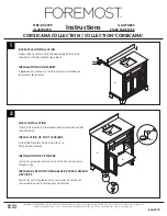 Предварительный просмотр 3 страницы Foremost CORSICANA CNAWVT3122 Instructions Manual