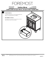 Предварительный просмотр 4 страницы Foremost CORSICANA CNAWVT3122 Instructions Manual