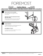 Предварительный просмотр 5 страницы Foremost CRBVT3018D Instructions Manual