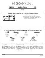 Preview for 2 page of Foremost DIGGS 11-0609 Instructions Manual