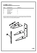 Предварительный просмотр 4 страницы Foremost HEIDI HSL-03192-1 Assembly Instructions Manual