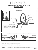 Предварительный просмотр 1 страницы Foremost Massa Operating Manual, Installation Steps