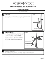 Предварительный просмотр 8 страницы Foremost Massa Operating Manual, Installation Steps