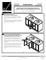 Предварительный просмотр 6 страницы Foremost NOU-LIVING EVERTON VANITY EVTAT5822D Instructions Manual