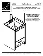 Foremost NOU-LIVING HAELVT2522 Instructions Manual предпросмотр