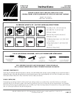 Preview for 2 page of Foremost NOU-LIVING HAELVT2522 Instructions Manual