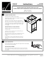 Preview for 4 page of Foremost NOU-LIVING HAELVT2522 Instructions Manual