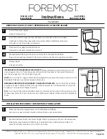 Предварительный просмотр 2 страницы Foremost TL-7227-WL Instructions Manual