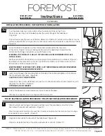 Предварительный просмотр 4 страницы Foremost TL-7227-WL Instructions Manual