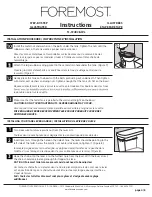 Preview for 4 page of Foremost TL-7249CE-WL Instructions Manual