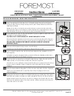 Предварительный просмотр 3 страницы Foremost TL-7424HC-EWL Instructions Manual