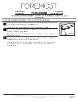 Предварительный просмотр 6 страницы Foremost TL-7424HC-EWL Instructions Manual