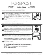 Preview for 4 page of Foremost TT-2000E-WL-PB Instructions Manual