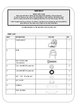 Preview for 2 page of Foremost VERANDA CLASSICS San Paulo FG-SNPBHC17 Quick Start Manual