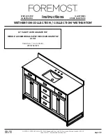 Предварительный просмотр 1 страницы Foremost WETHERTON WETWA6122D Instructions Manual