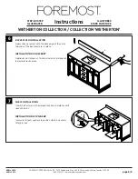 Предварительный просмотр 6 страницы Foremost WETHERTON WETWA6122D Instructions Manual