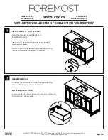 Предварительный просмотр 7 страницы Foremost WETHERTON WETWA6122D Instructions Manual