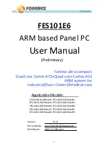 Предварительный просмотр 1 страницы Forenex FES101E6 User Manual