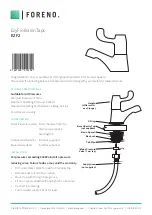 FORENO EzyFlo EZF2 Installation Instructions предпросмотр