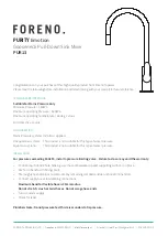 FORENO PURITY PUR13 Quick Start Manual preview