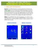 Preview for 5 page of FORENSICS DETECTORS FD-311 User Manual
