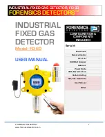 FORENSICS DETECTORS FD-60 User Manual preview