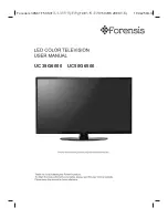 Preview for 1 page of Forensis UC39G6000 User Manual