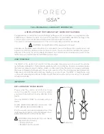 Foreo ISSA Full User Manual предпросмотр