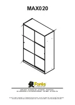 Preview for 1 page of Fores MAX020 Assembling Instructions