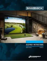 Preview for 1 page of Foresight Sports SIM IN A BOX BIRDIE SIAB ENCLOSURE Assembly Instructions Manual