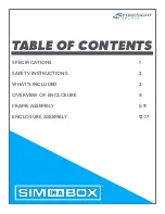 Preview for 2 page of Foresight Sports SIM IN A BOX BIRDIE SIAB ENCLOSURE Assembly Instructions Manual